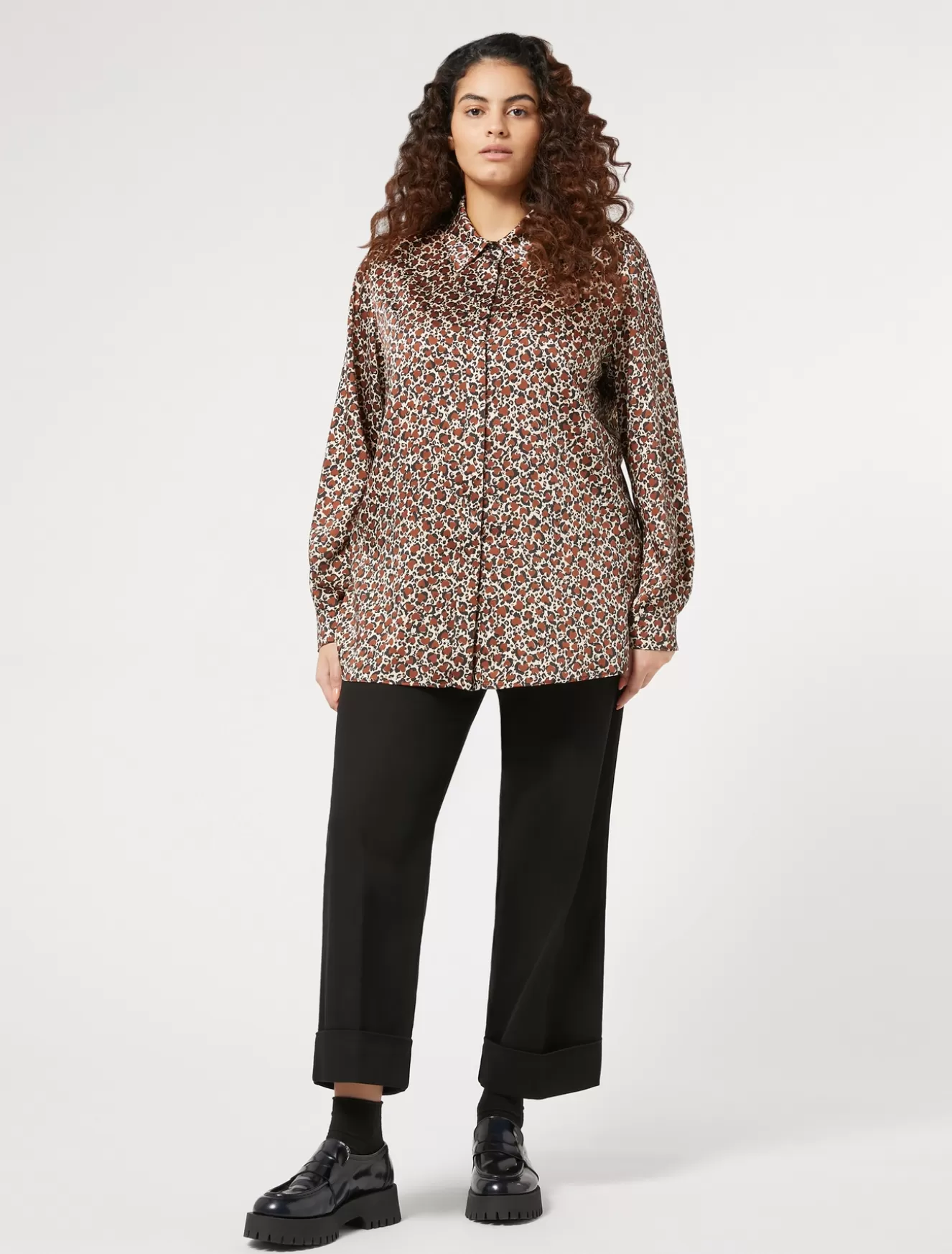Hosen & Jeans | Hosen & Jeans<Marina Rinaldi Hose aus Baumwollgewebe mit Stretchanteil SCHWARZ