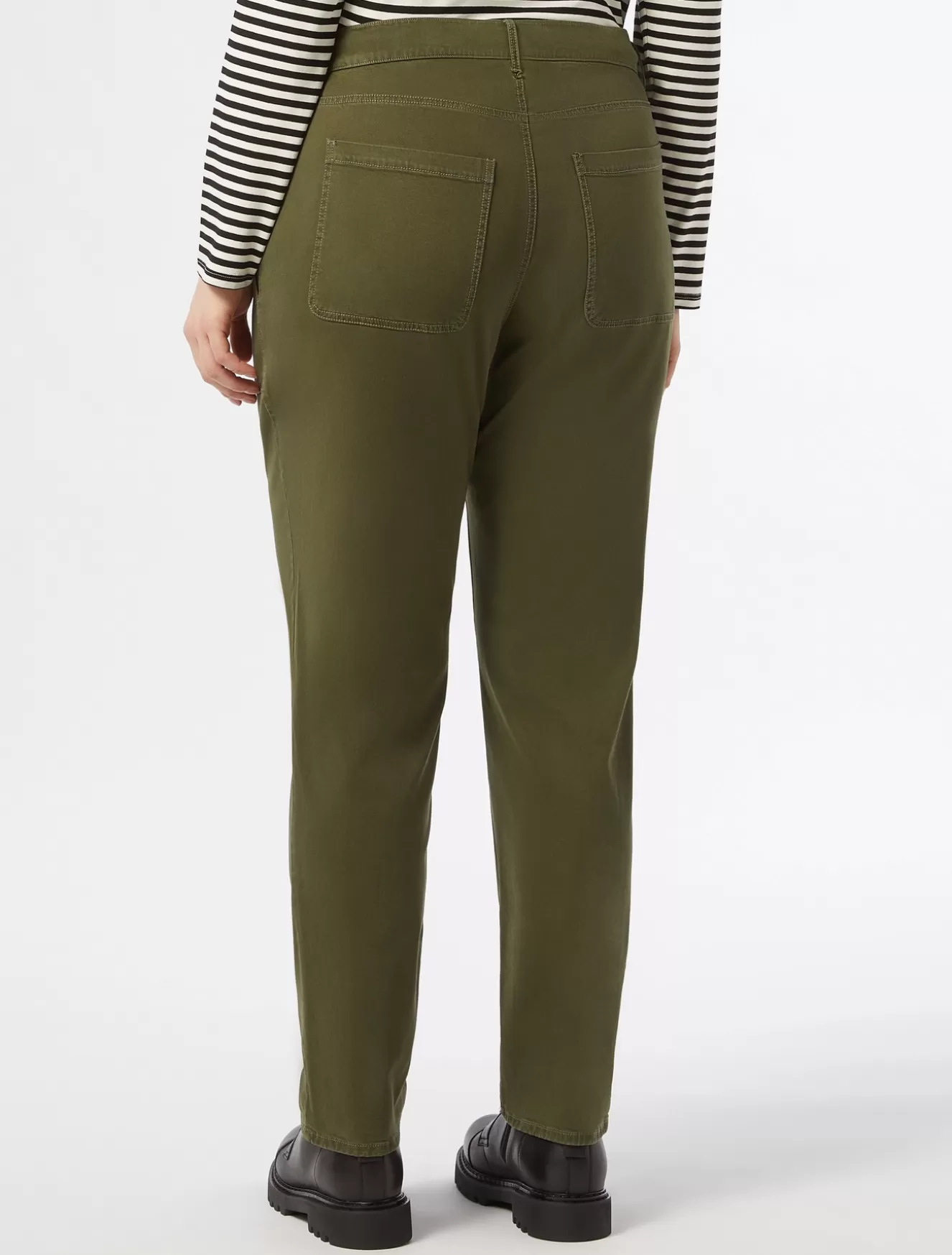 hose_aus_gabardine_3-3.webp Hosen & Jeans | Hosen & Jeans<Marina Rinaldi Hose aus Gabardine KHAKI