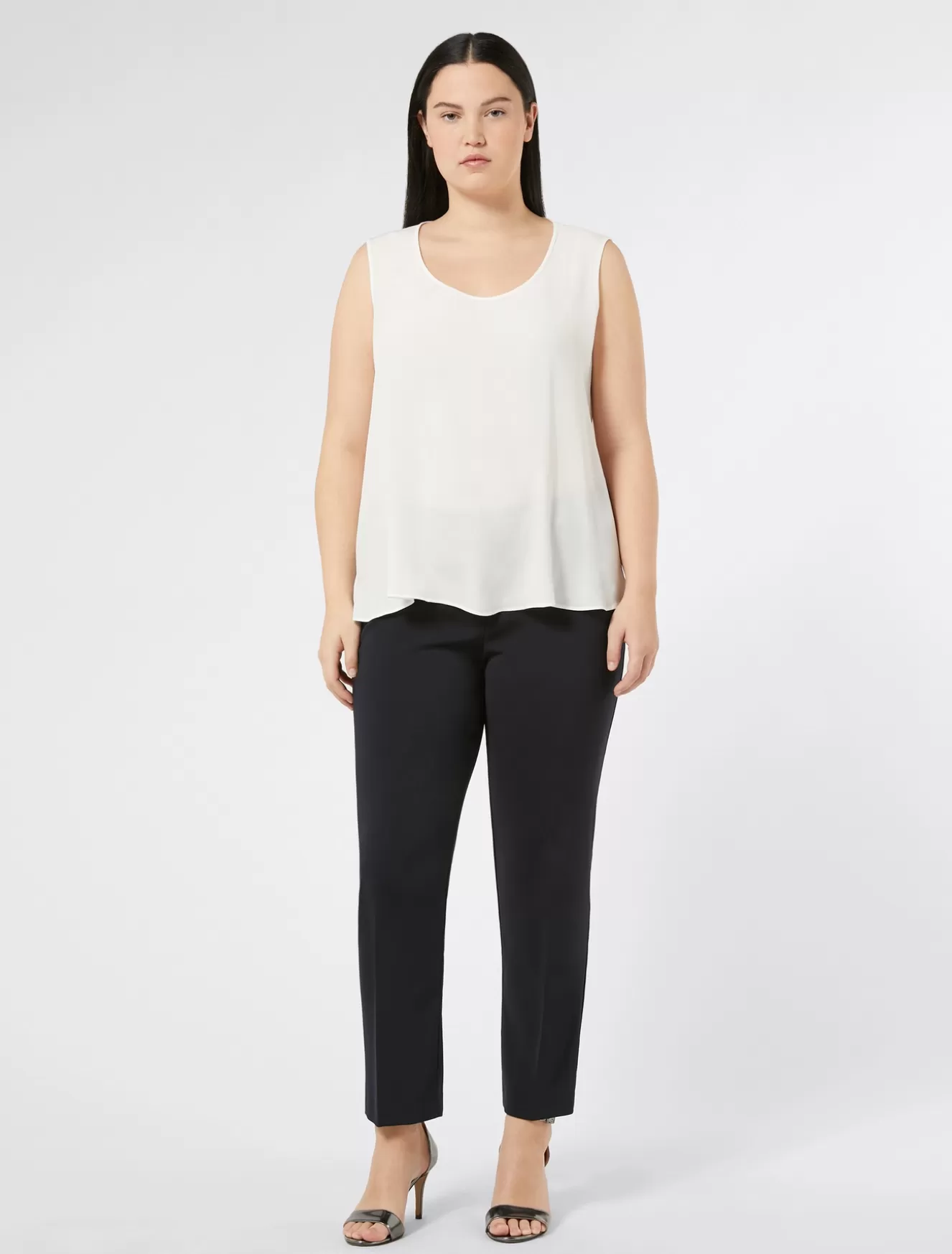 Hosen Und Röcke | Hosen & Jeans<Marina Rinaldi Hose aus Stretch-Cady ULTRAMARINE