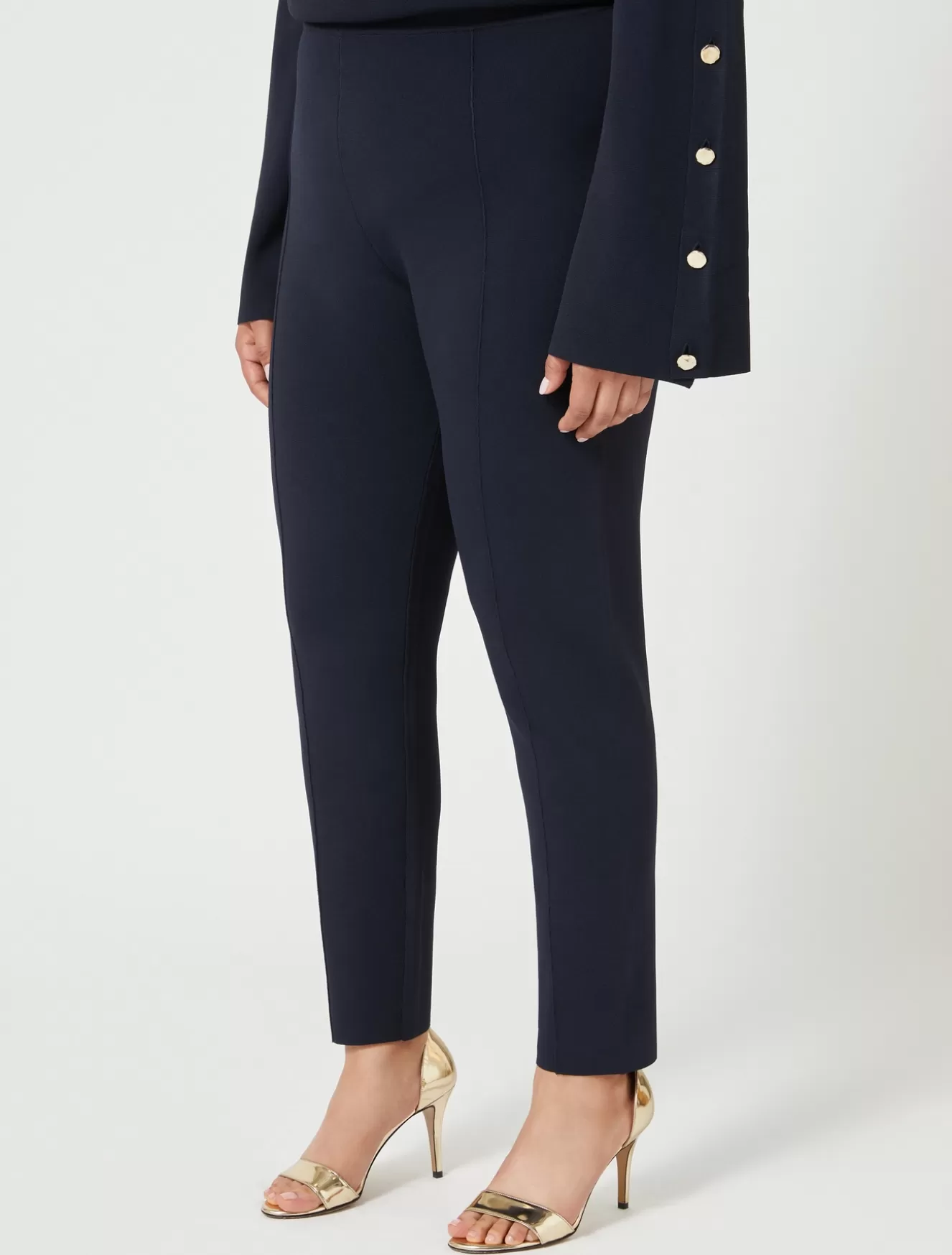 Hosen & Jeans | Hosen & Jeans<Marina Rinaldi Hose aus Stretch-Viskose NACHTBLAU