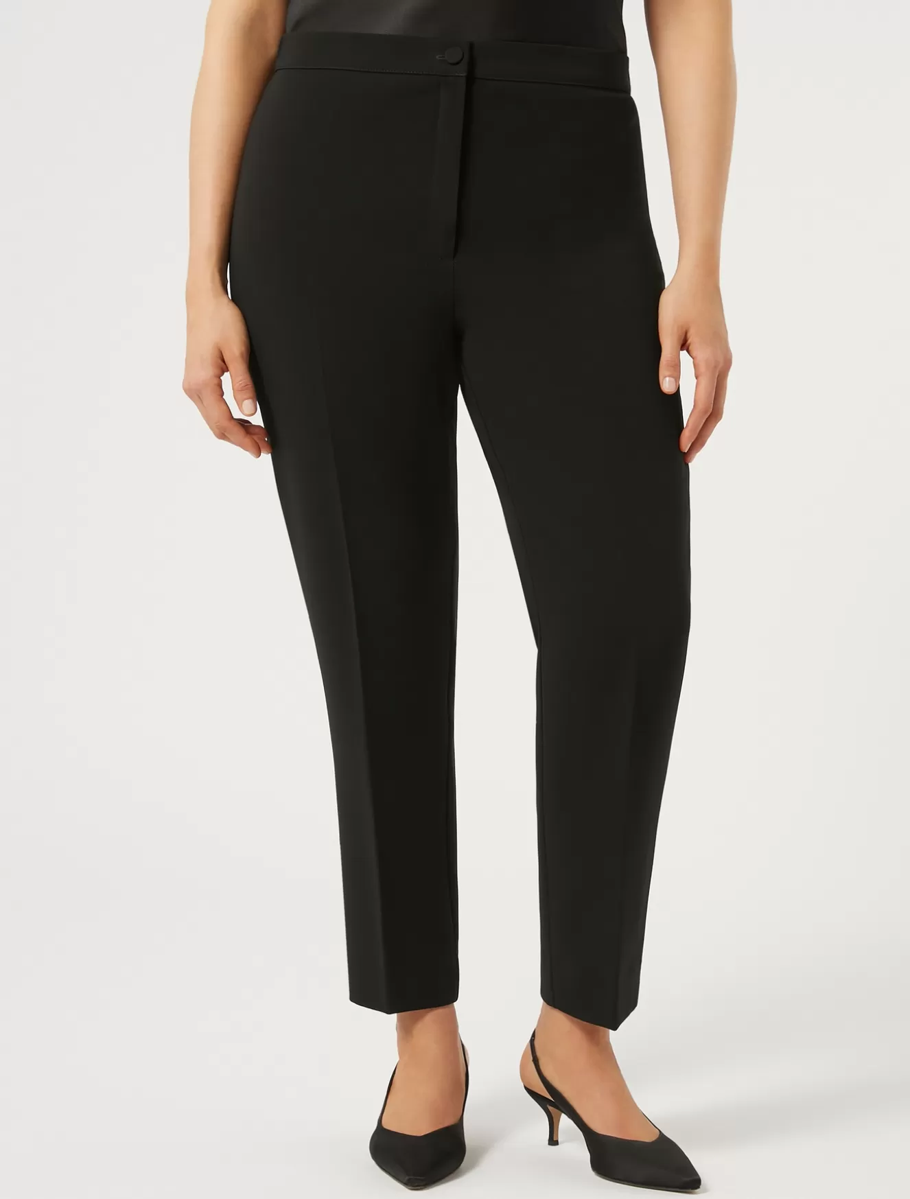 Hosen Und Röcke | Hosen & Jeans<Marina Rinaldi Hose aus Triacetat-Cady SCHWARZ