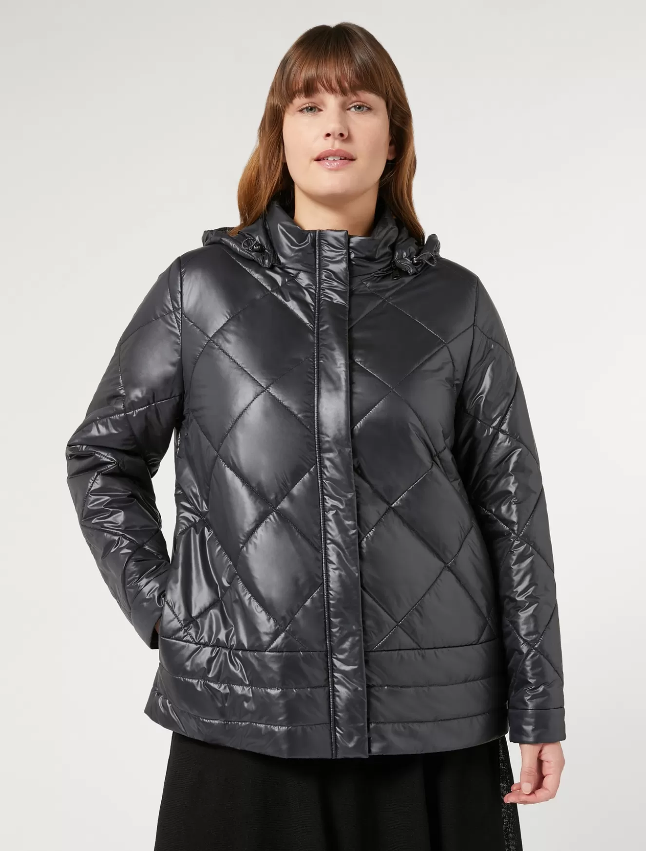 Daunenjacken | Daunenjacken<Marina Rinaldi Jacke aus wasserabweisendem Funktionsgewebe SCHWARZ