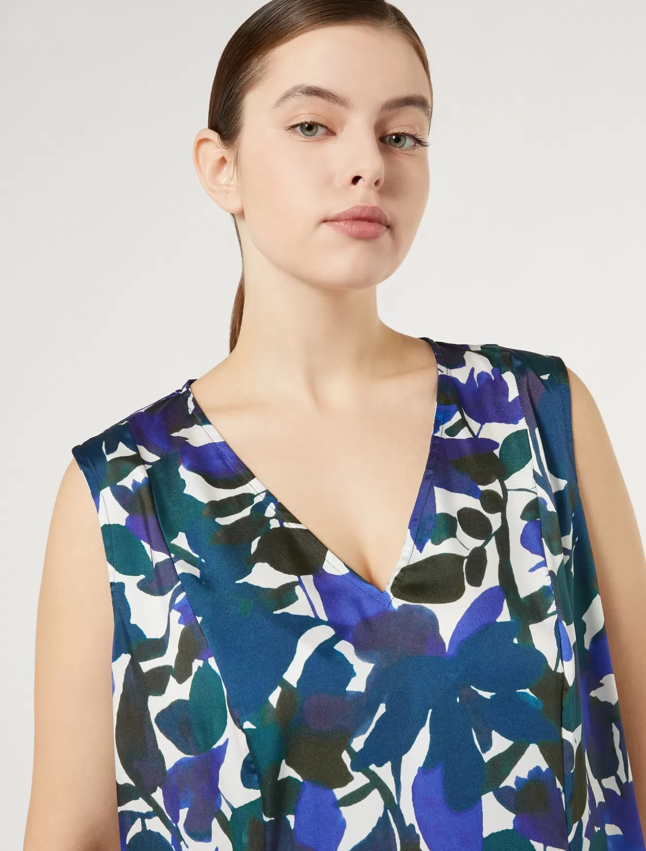 Kleider | Kleider<Marina Rinaldi Kleid aus Twill SCHWARZ