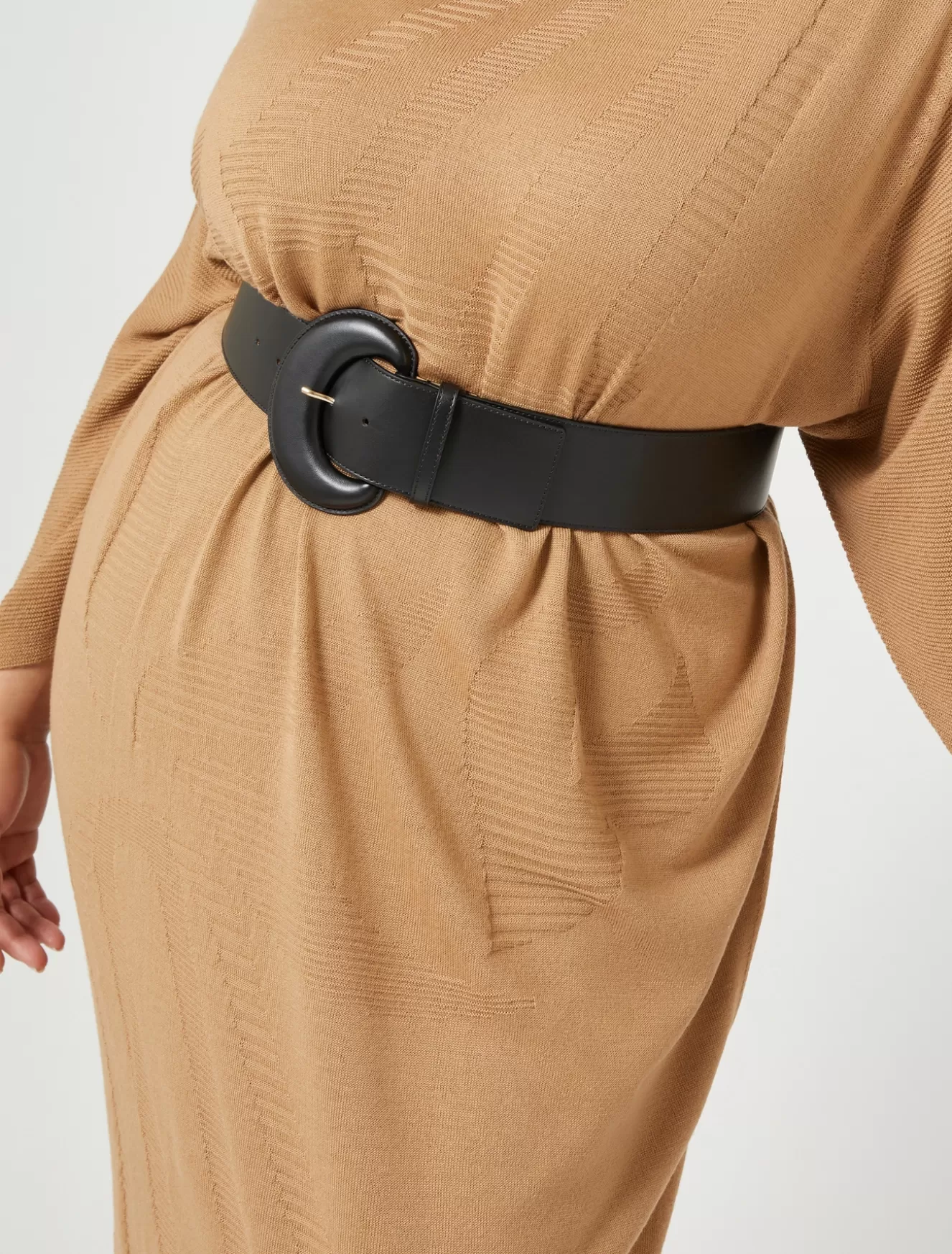 Kleider | Kleider<Marina Rinaldi Kleid aus Wollgemisch KAMEL