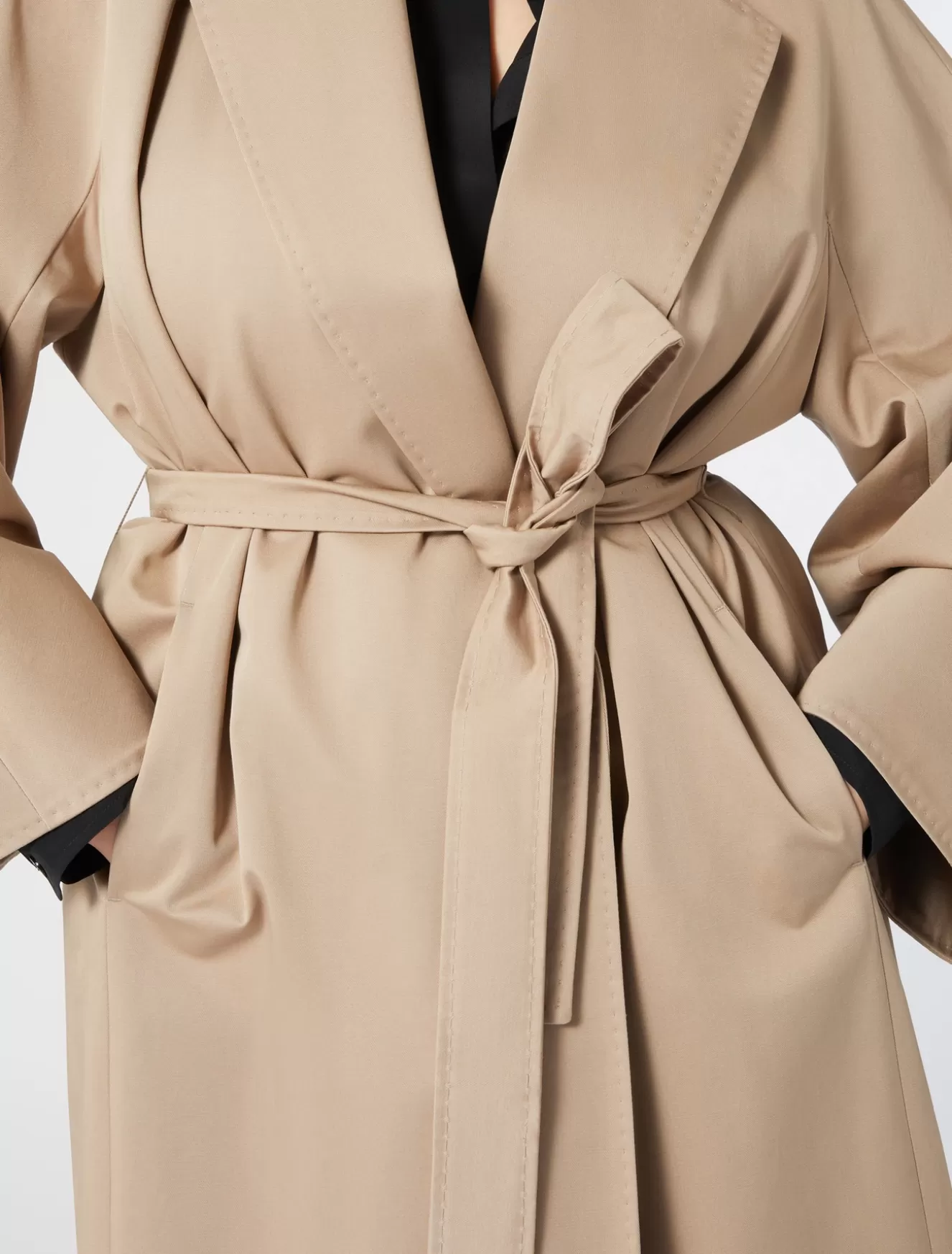 Mäntel & Trenchcoats | Mäntel & Trenchcoats<Marina Rinaldi Regenmantel aus Baumwollgabardine HASELNUSS