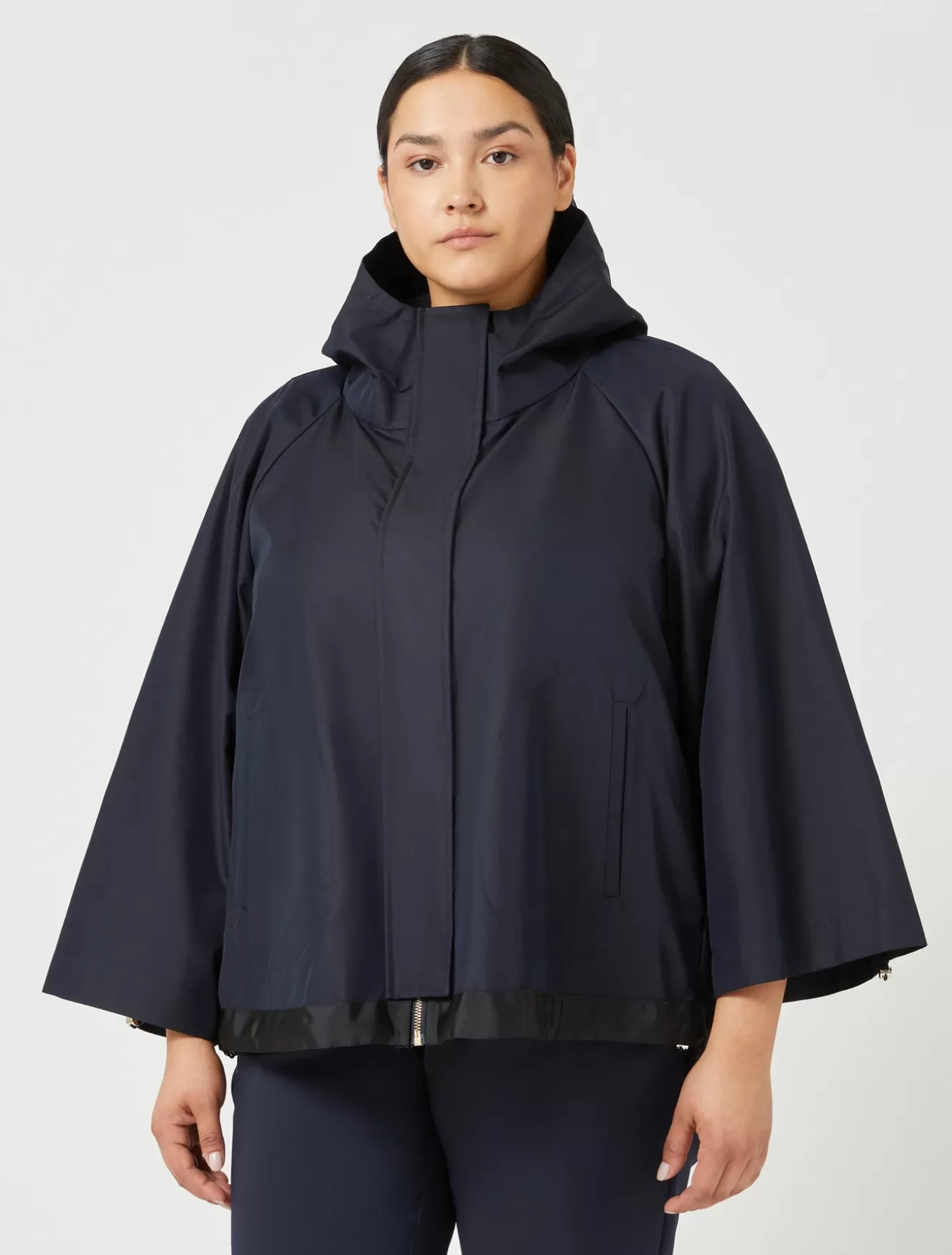 Mäntel & Trenchcoats | Mäntel & Trenchcoats<Marina Rinaldi Regenmantel aus wasserabweisendem Twill NACHTBLAU