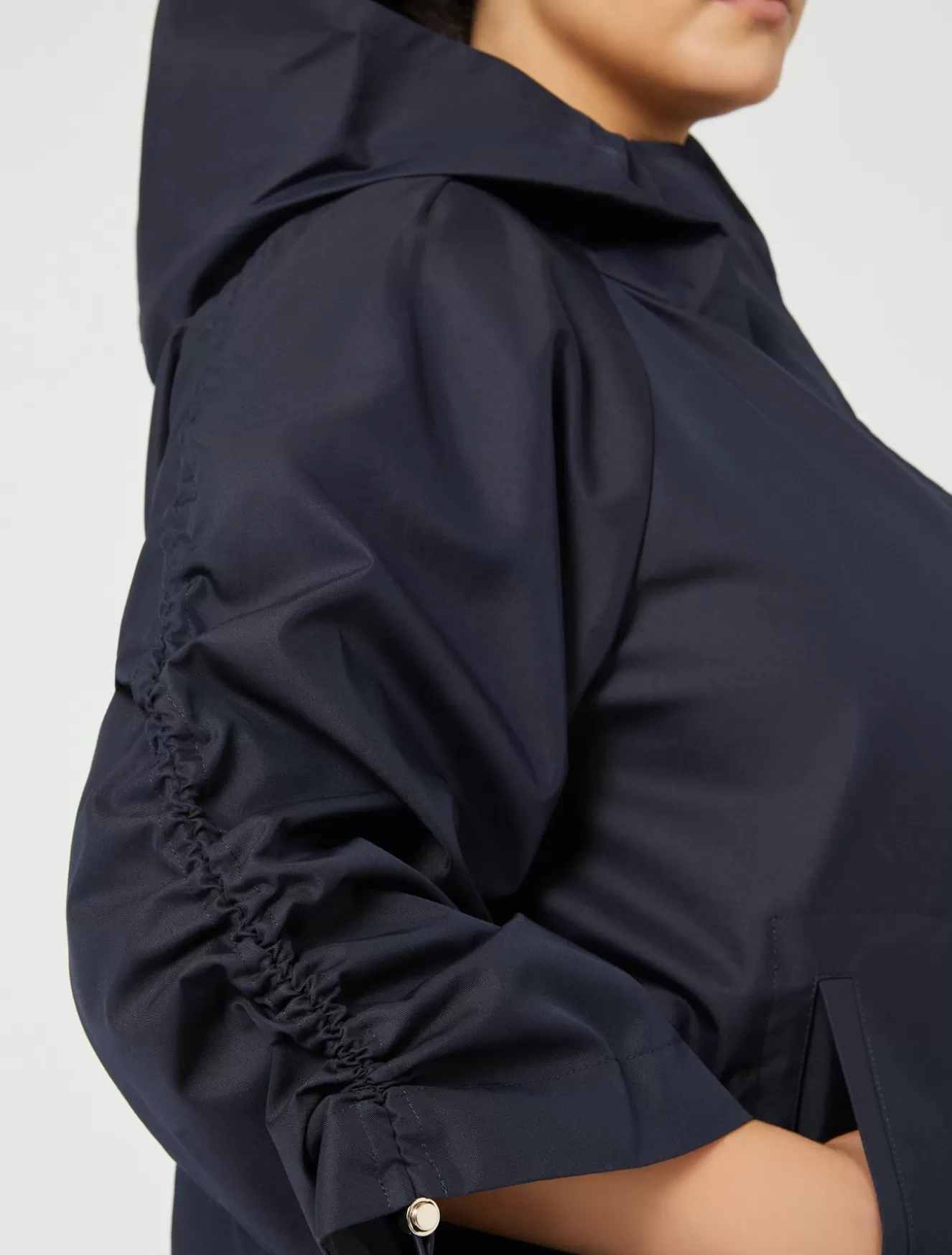 Mäntel & Trenchcoats | Mäntel & Trenchcoats<Marina Rinaldi Regenmantel aus wasserabweisendem Twill NACHTBLAU