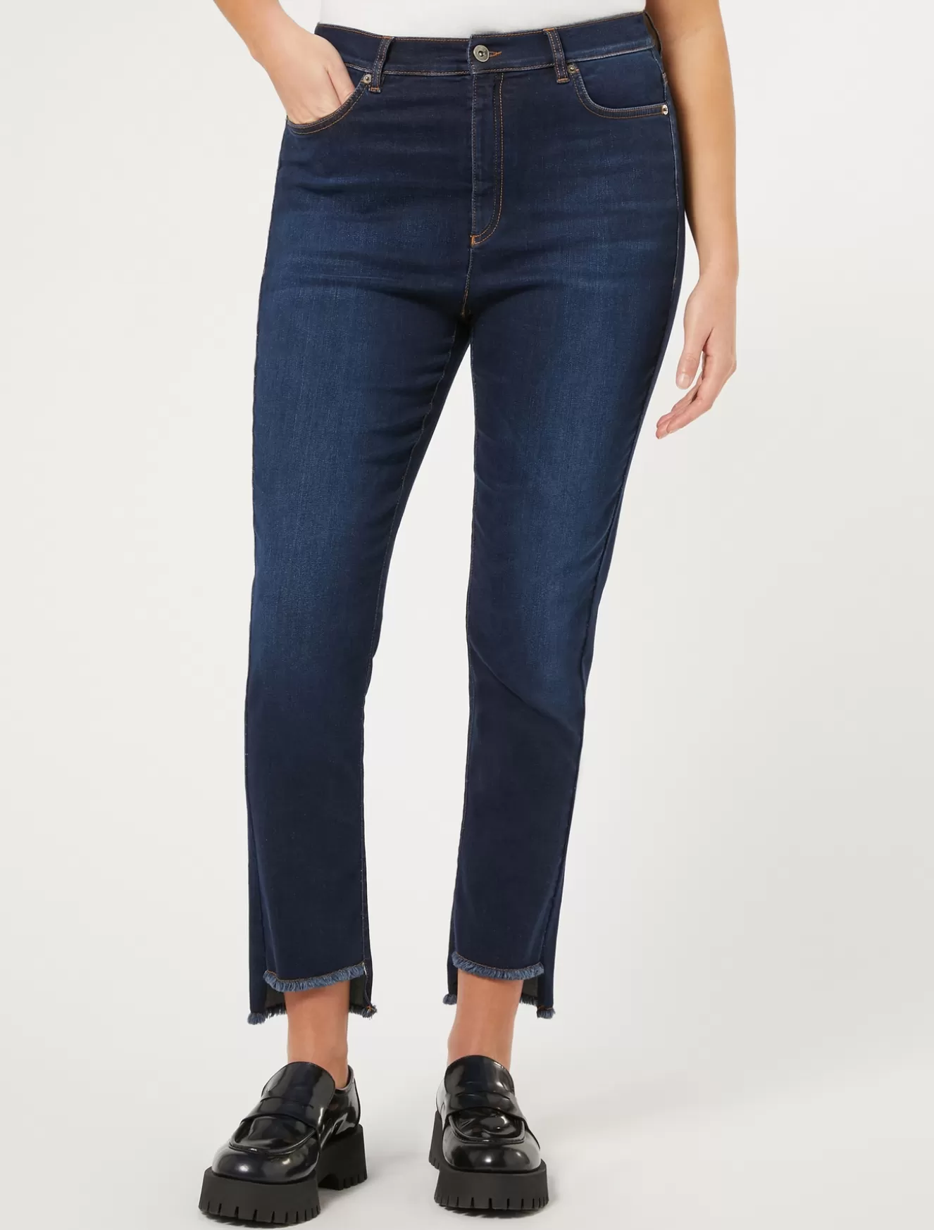Hosen & Jeans | Hosen & Jeans<Marina Rinaldi Slim Fit Jeans aus Indigo-Denim BLAU