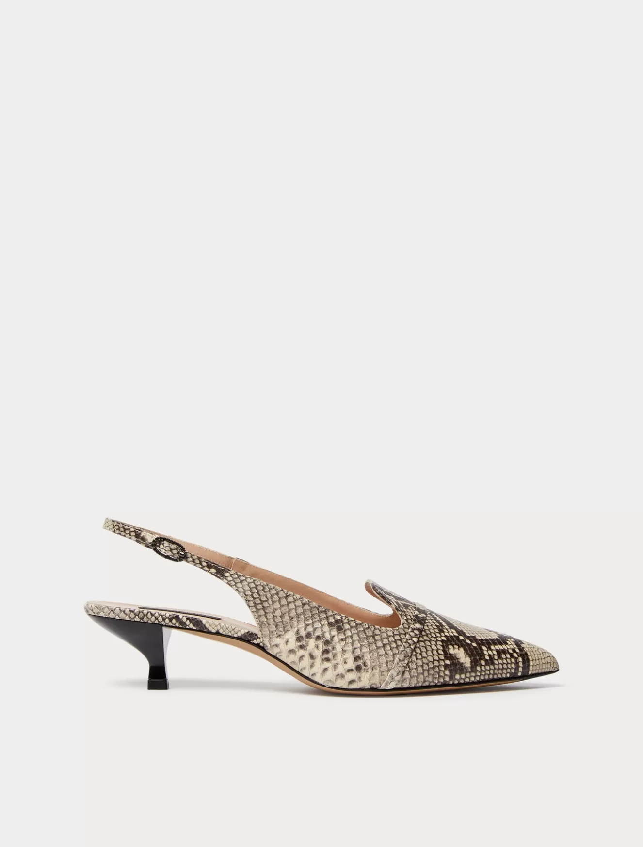 Accessoires | Accessoires<Marina Rinaldi Slingback-Pumps aus Leder NATURAL