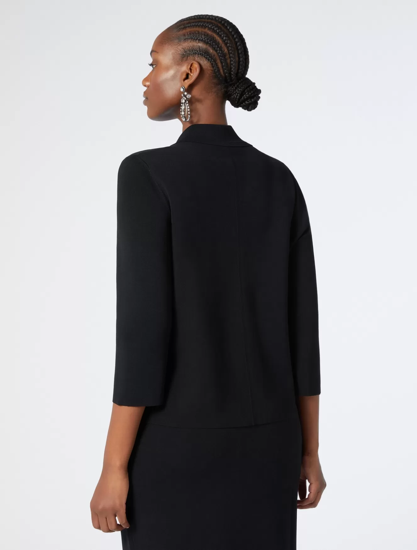 Pullover Und Strickwaren | Pullover Und Strickwaren<Marina Rinaldi Strickjacke SCHWARZ