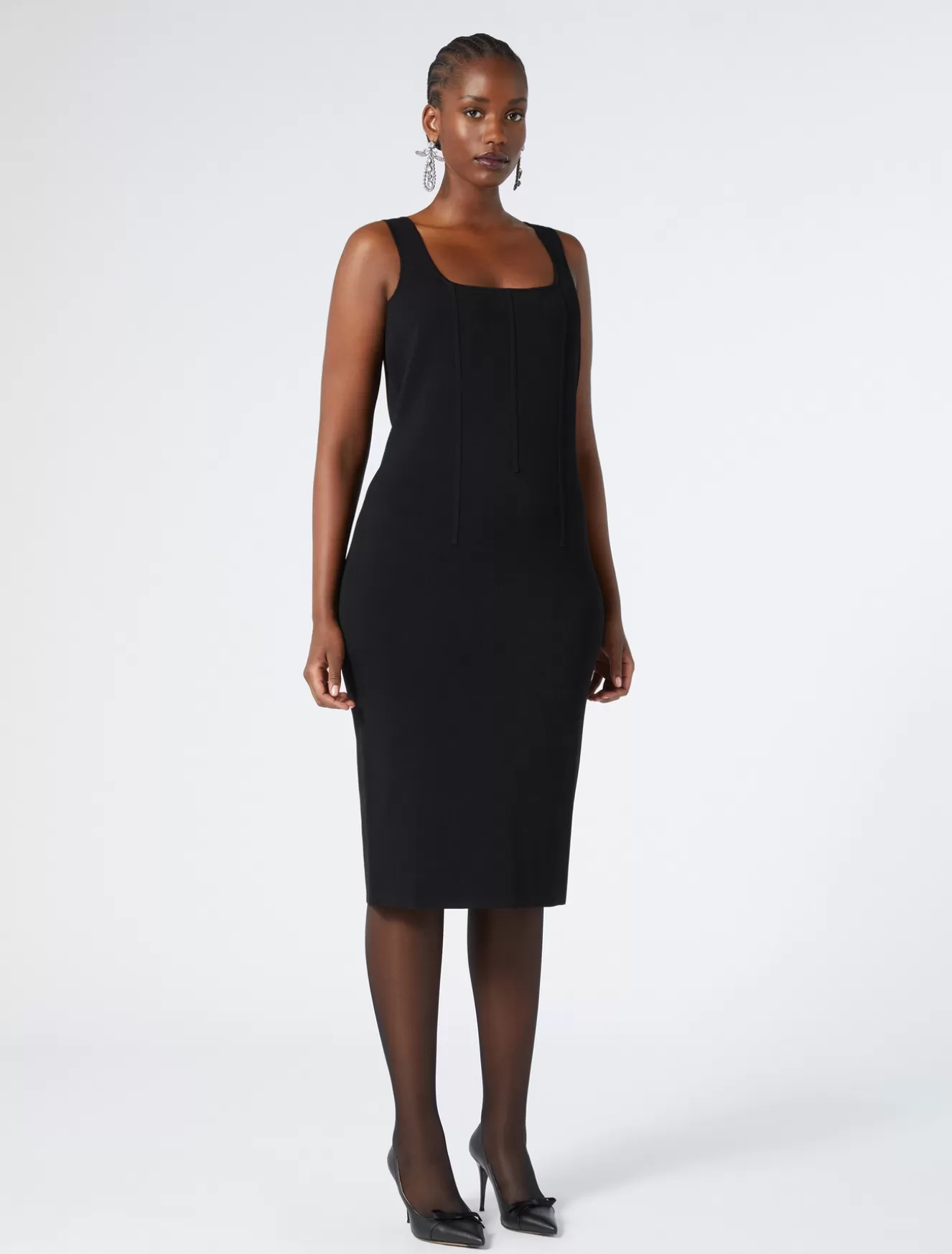 Kleider | Kleider<Marina Rinaldi Strickkleid SCHWARZ