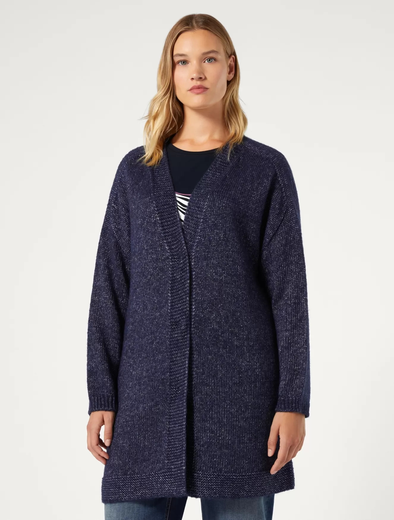 Mäntel & Trenchcoats | Mäntel & Trenchcoats<Marina Rinaldi Strickmantel ULTRAMARINE
