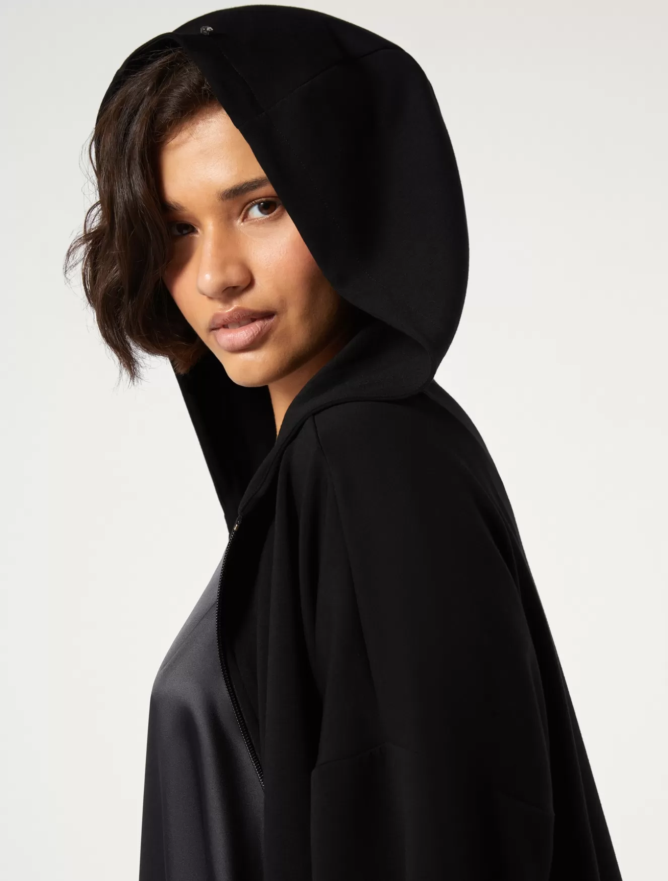 Jacken & Blazer | Jacken & Blazer<Marina Rinaldi Sweatshirt aus Jersey SCHWARZ