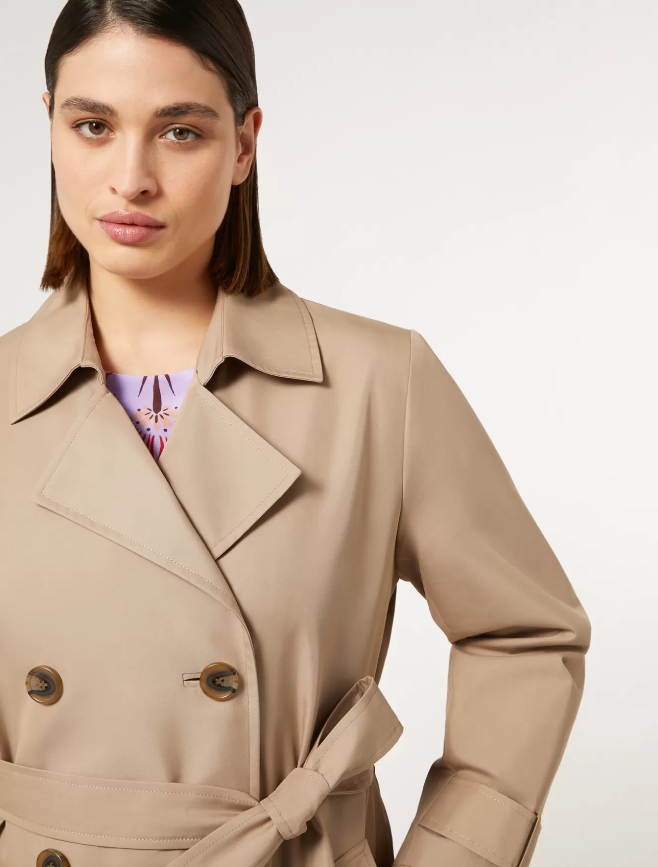 Mäntel & Trenchcoats | Mäntel & Trenchcoats<Marina Rinaldi Trenchcoat aus wasserabweisendem Twill SAND