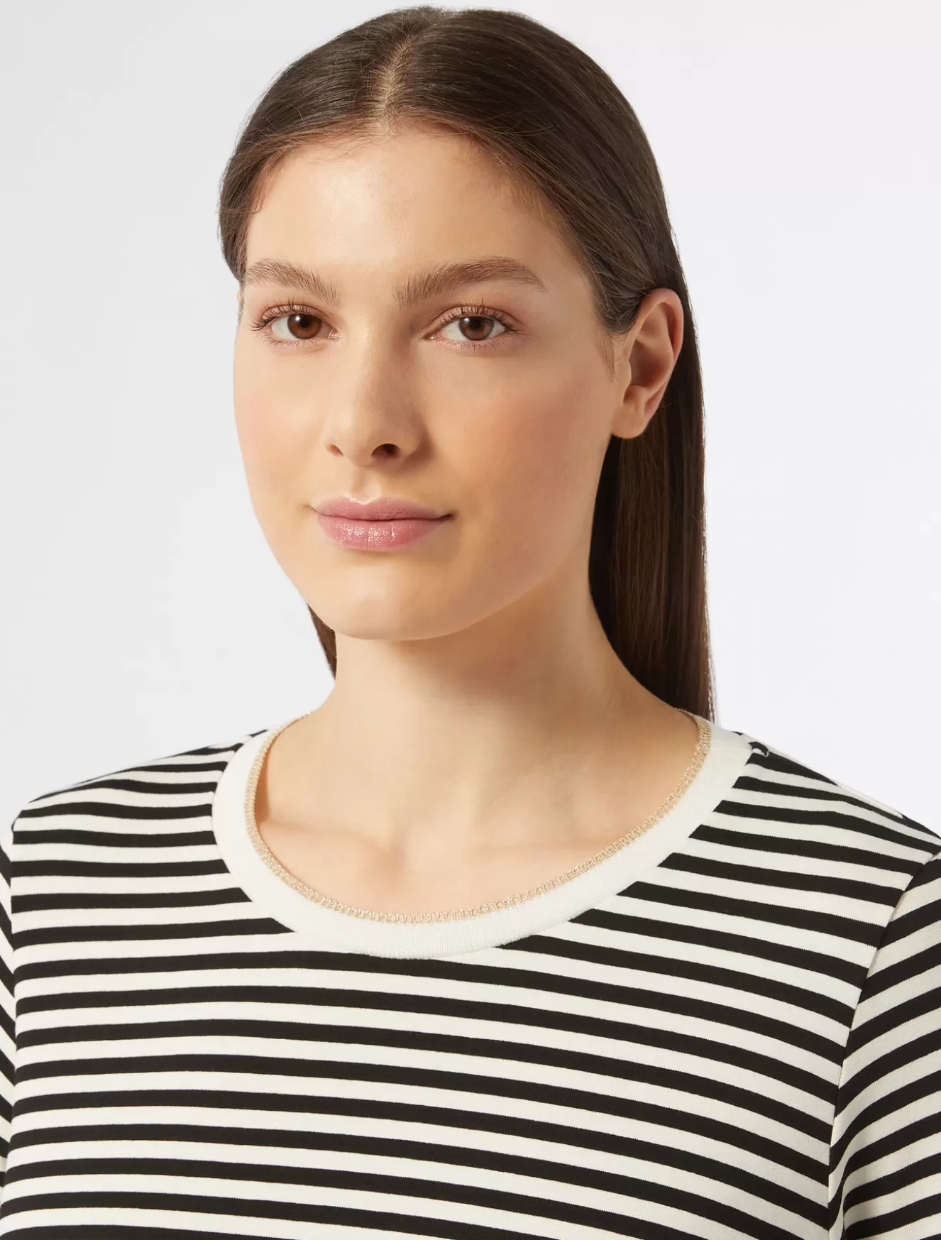 Tops & T-shirts | Tops & T-shirts<Marina Rinaldi T-Shirt aus Jersey ELFENBEINFARBEN