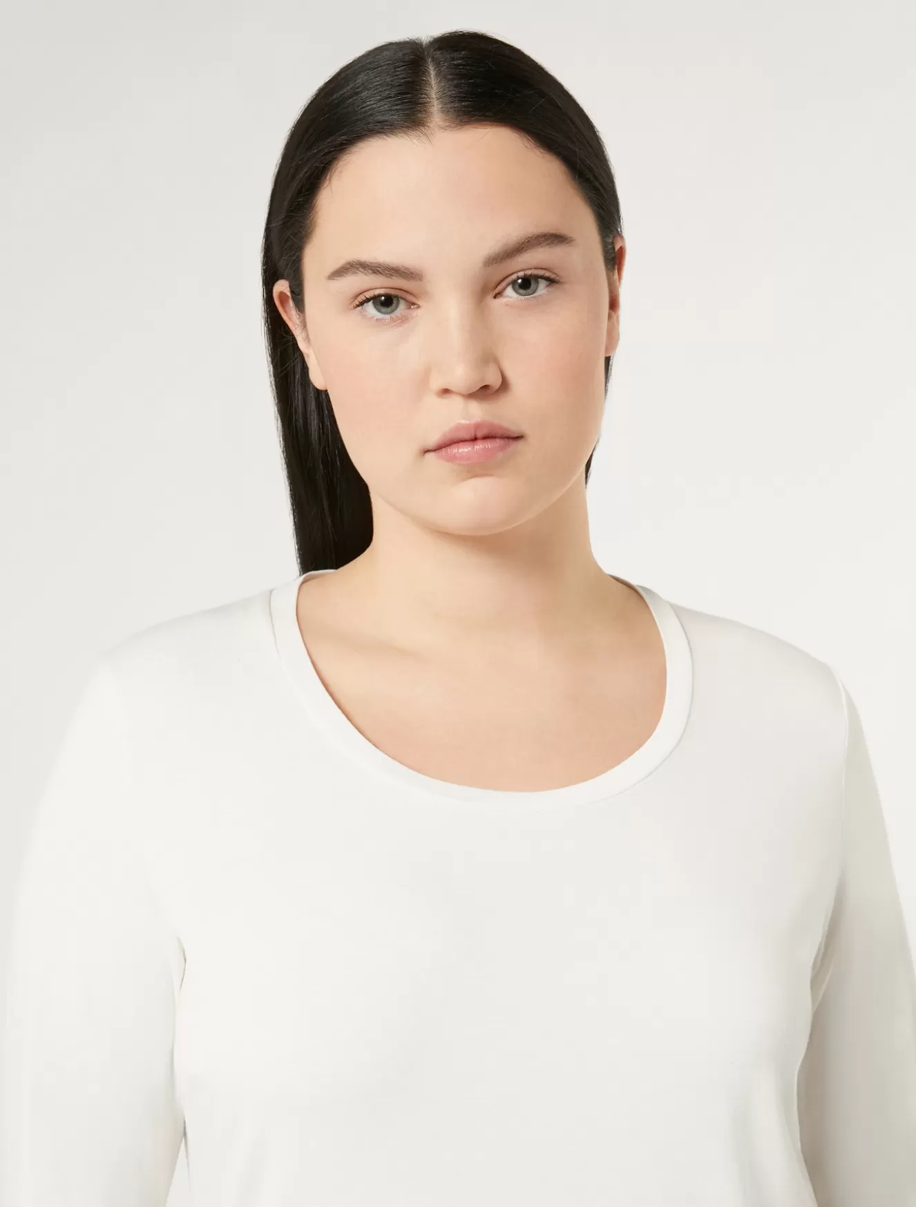 Tops & T-shirts | Tops & T-shirts<Marina Rinaldi T-Shirt aus Jersey WEISS