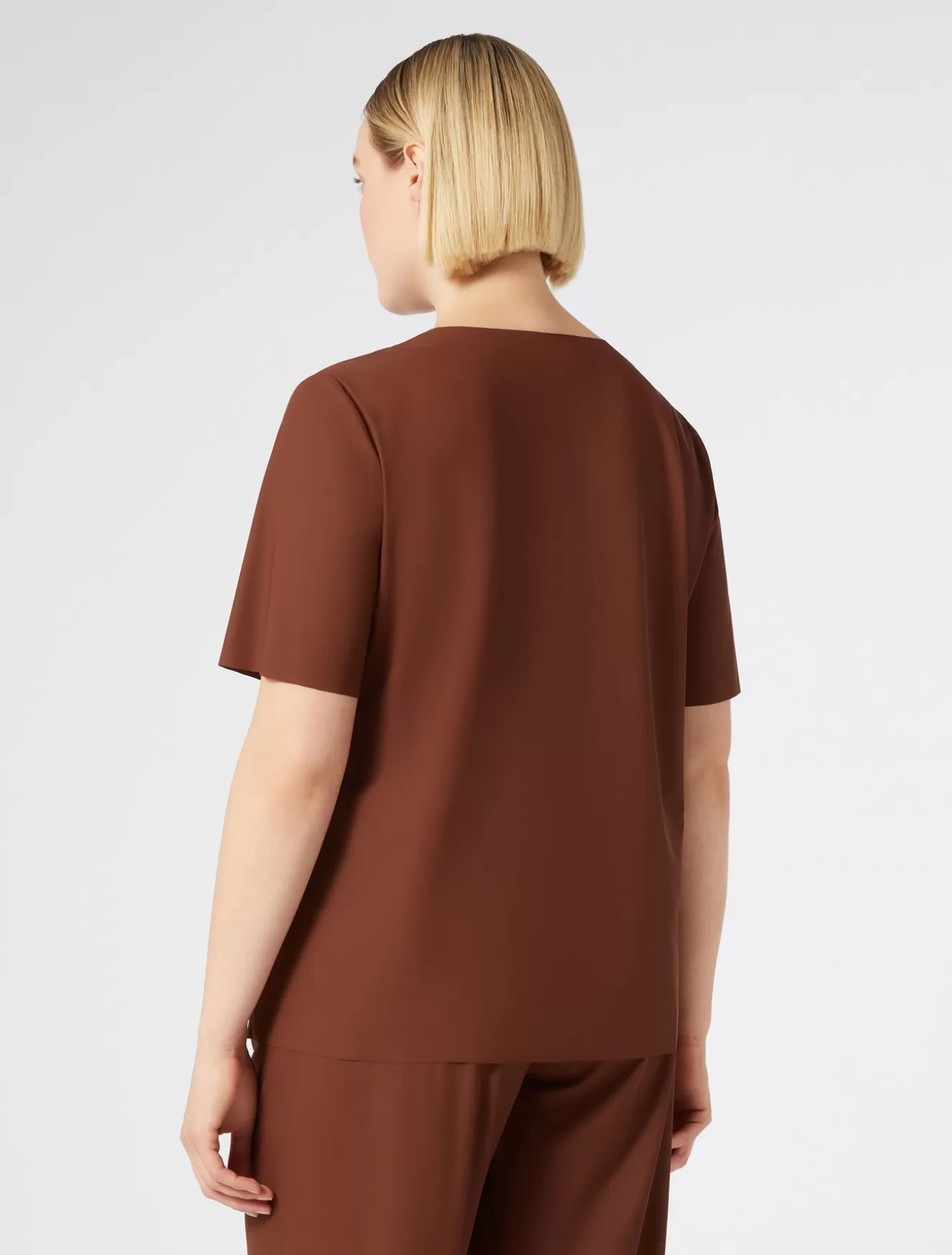 Tops & T-shirts | Tops & T-shirts<Marina Rinaldi T-Shirt aus Jersey mit Stickerei KUPFER