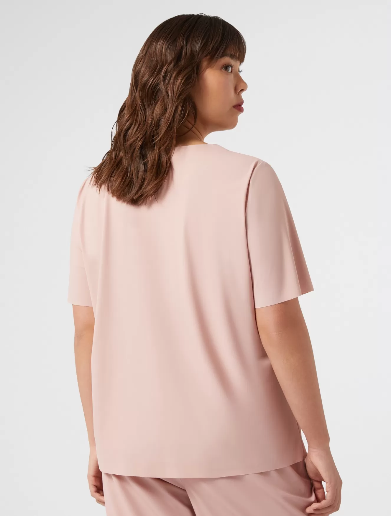 Tops & T-shirts | Tops & T-shirts<Marina Rinaldi T-Shirt aus Jersey mit Stickerei ROSA