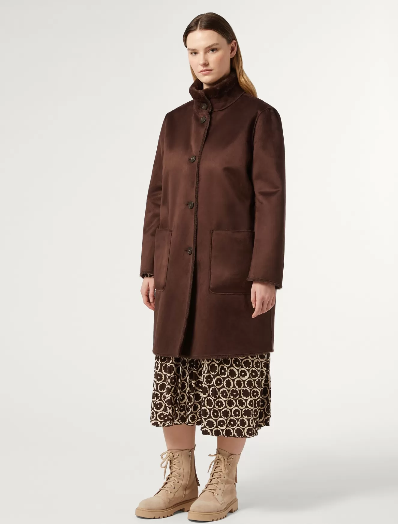Mäntel & Trenchcoats | Mäntel & Trenchcoats<Marina Rinaldi Wendemantel BRAUN