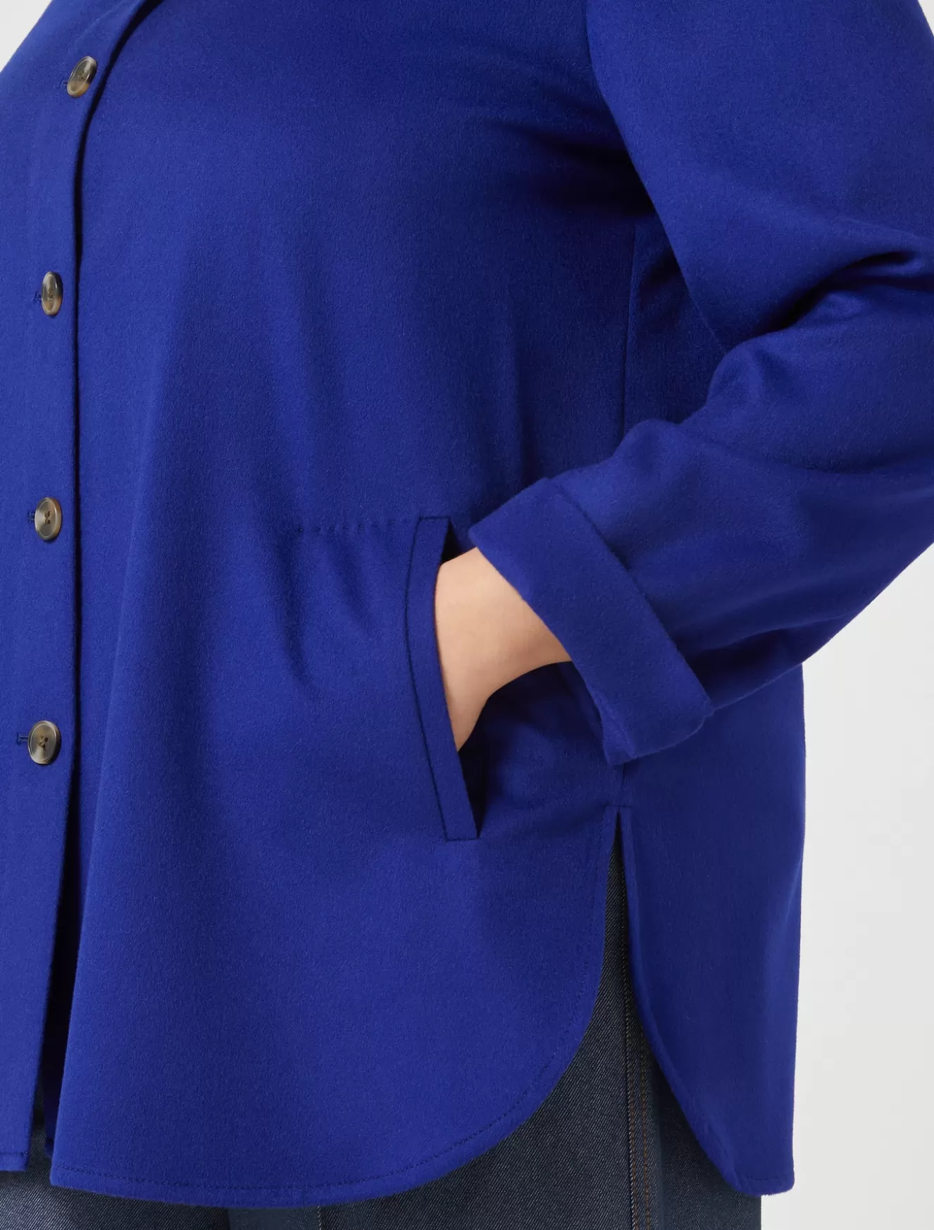 Jacken & Blazer | Jacken & Blazer<Marina Rinaldi Wolllodenblazer NACHTBLAU