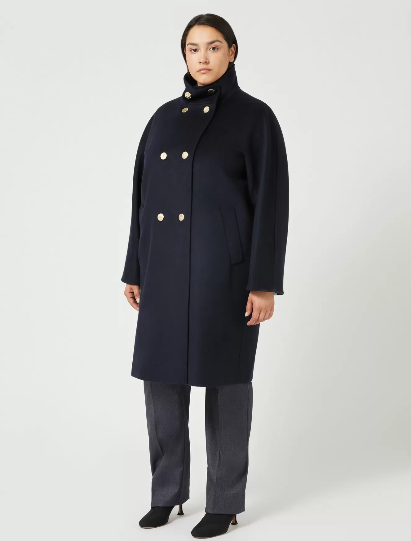 Mäntel & Trenchcoats | Mäntel & Trenchcoats<Marina Rinaldi Wolllodenmantel NACHTBLAU