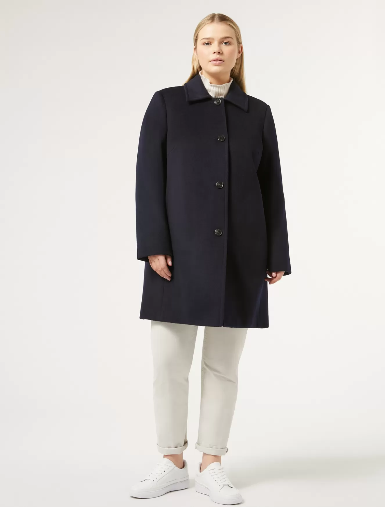 Mäntel & Trenchcoats | Mäntel & Trenchcoats<Marina Rinaldi Wolllodenmantel NACHTBLAU