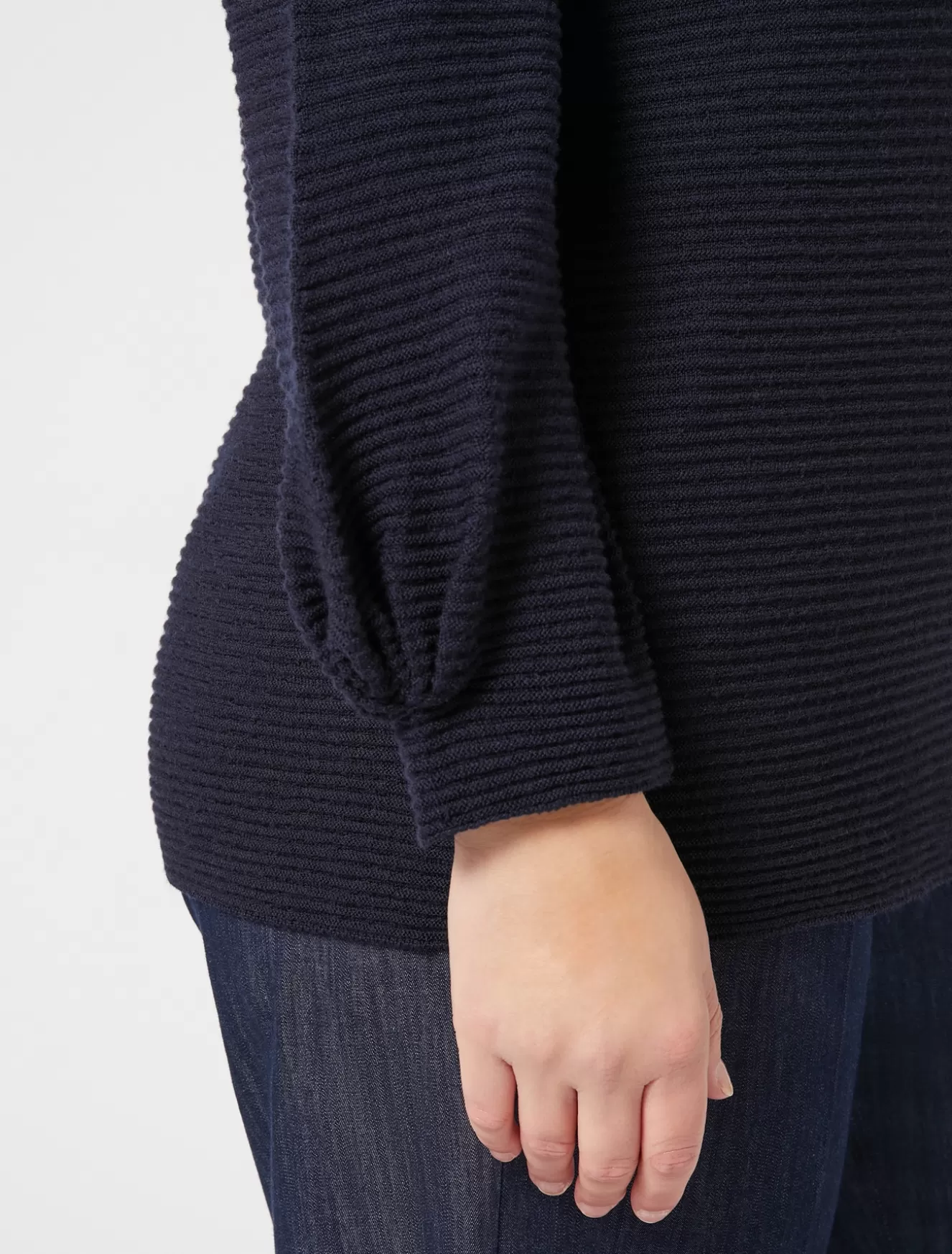 Pullover Und Strickwaren | Pullover Und Strickwaren<Marina Rinaldi Wollpullover NACHTBLAU